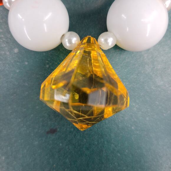 Bubblegum Halloween Fall Autumn Necklace Pendant *KIDS SIZE* 17" - Picture 4 of 5